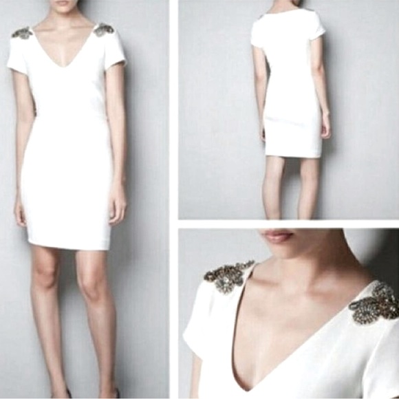 Cute Cocktail ZARA Dress Size L - Picture 2 of 9